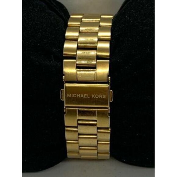 Michael Kors MK5055 Women's Watch Gold Stainless Steel 38mm Chronograph D919 - Picture 4 of 9